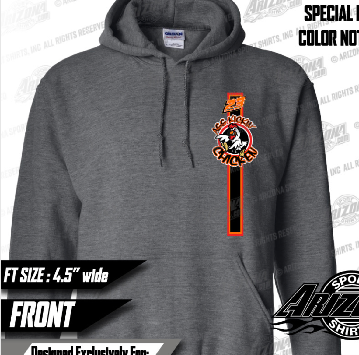 #23 ASS KICKIN CHICKEN Hoodie