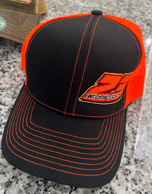 #23 Orange & Black Snapback Hat